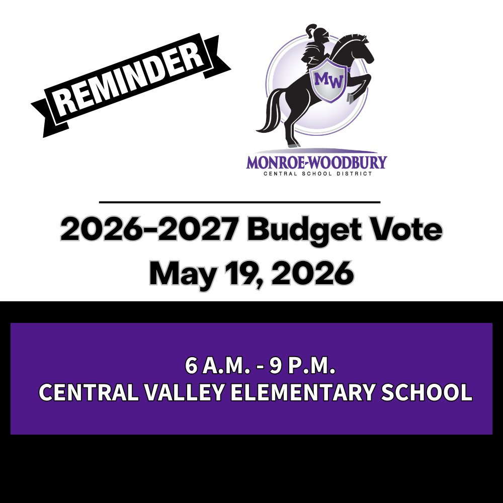 budget vote May 19 from 6 a.m. -  9 p.m.