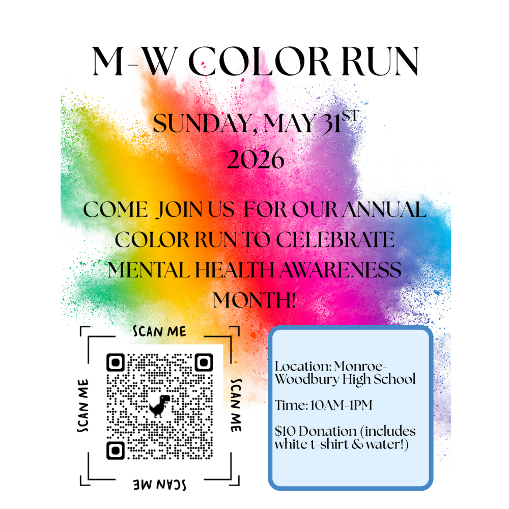 M-W color run Sunday, May 31, 2026