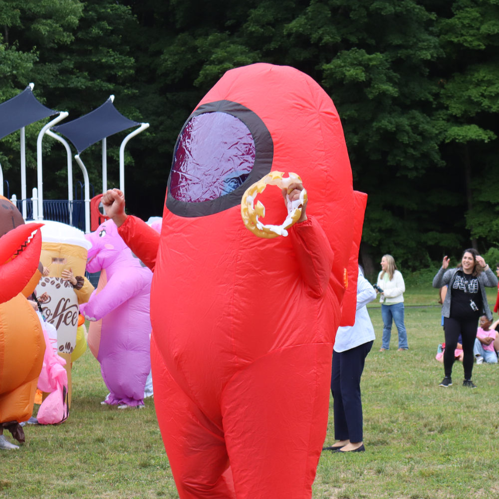 red costume with one eye