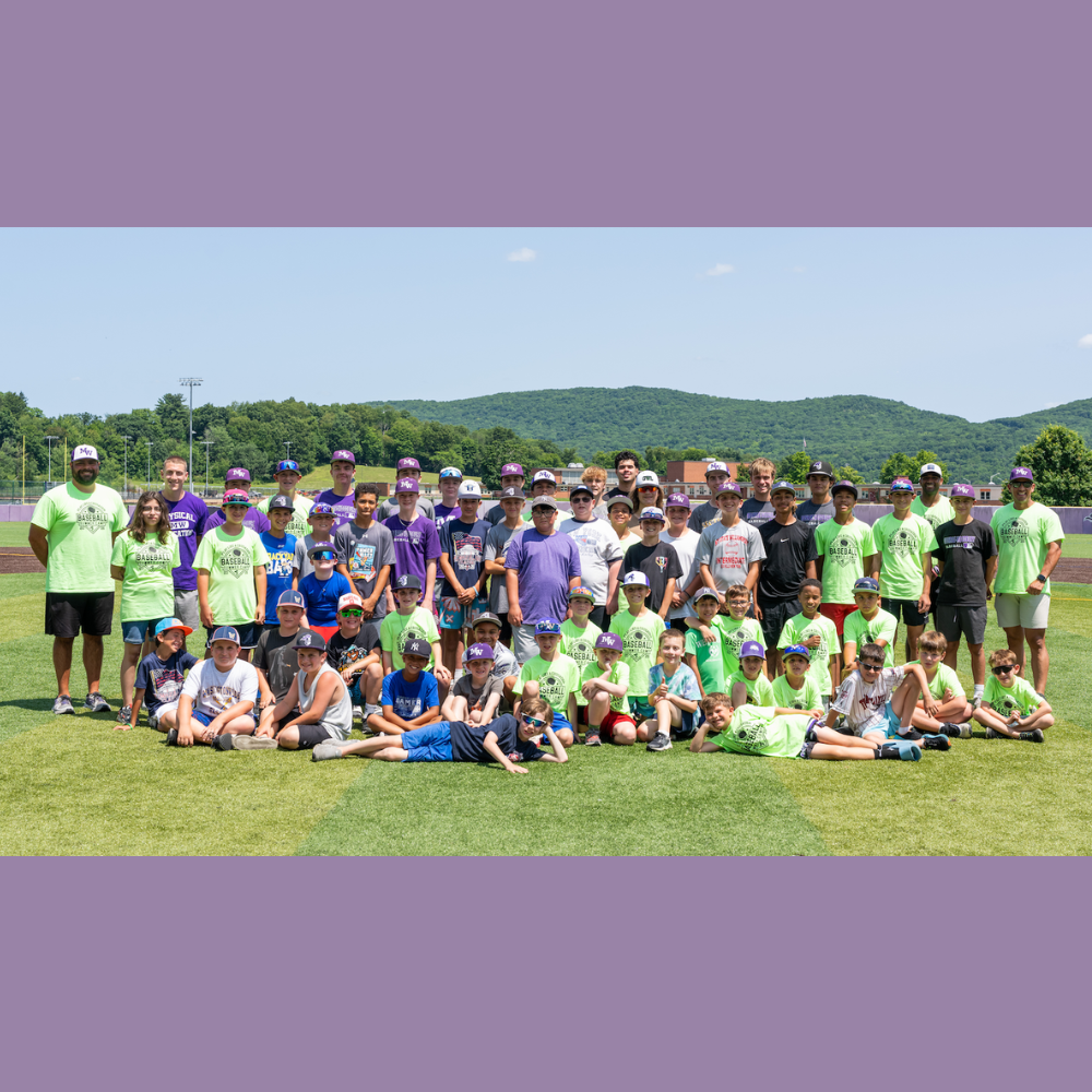 baseball team photo on the grass