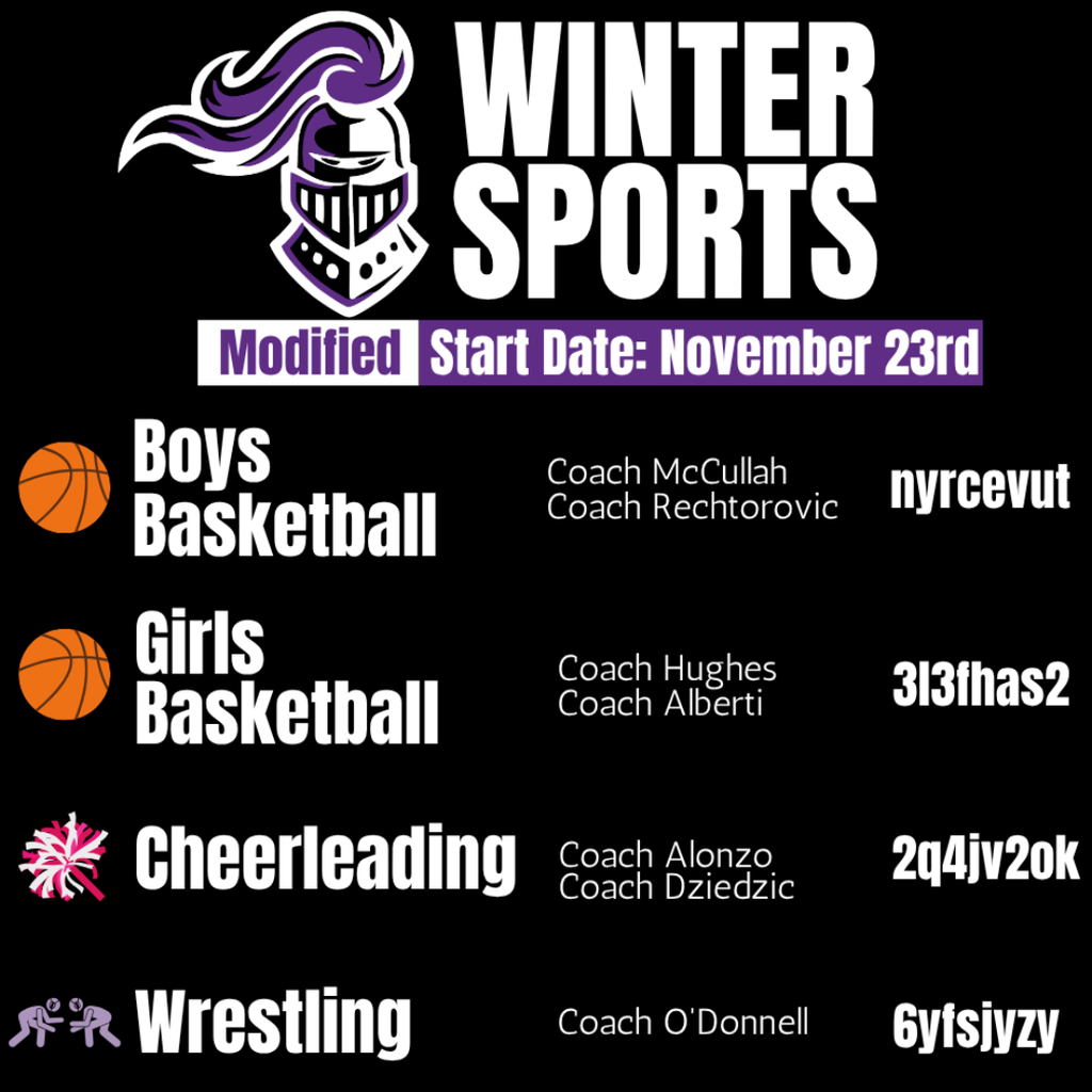 Winter sports, modified start date, November 23