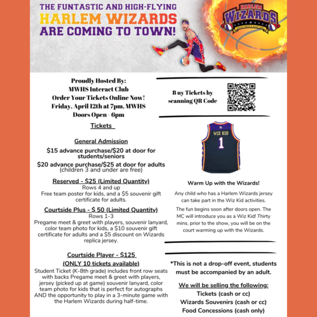 Wizards game information