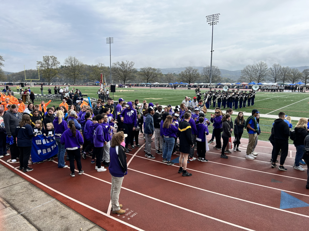 special olympians before competition