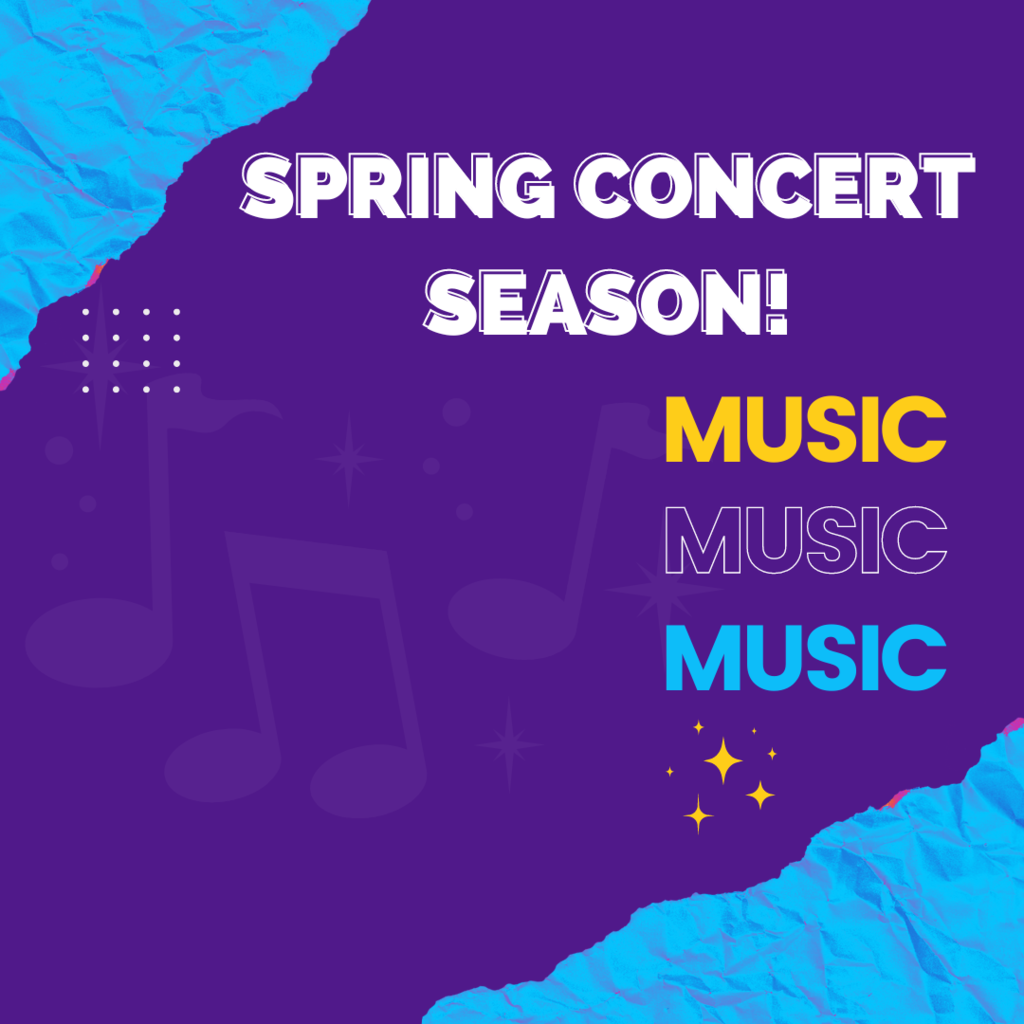 spring concert season graphic