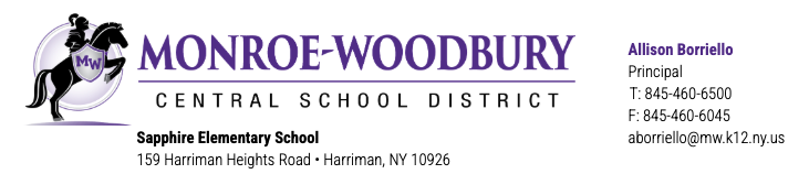 logo and purple text