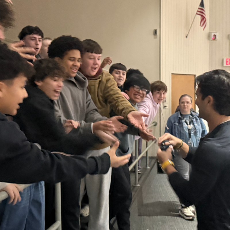 students in auditorium 