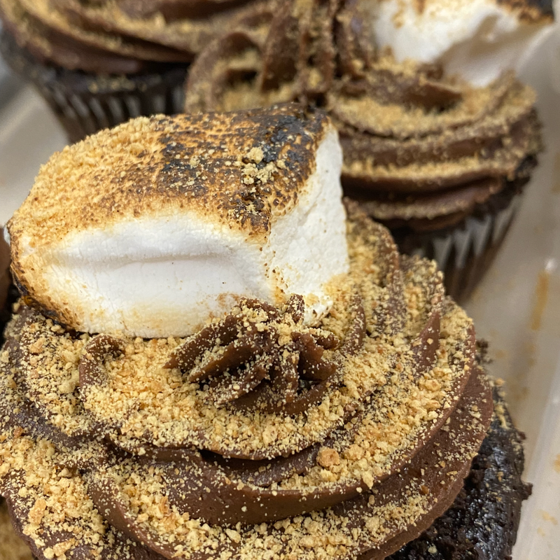 marshmallow cupcake