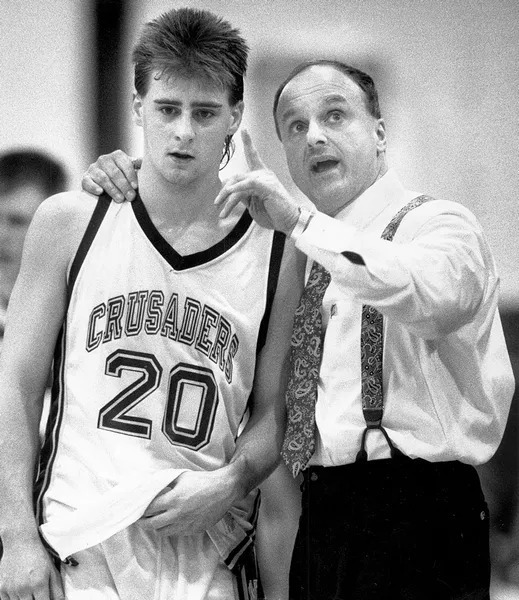 Ron Montalto coaching a player - 2026 Hall of Distinction inductee