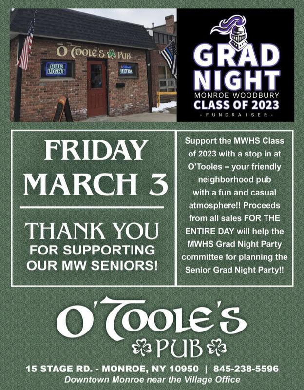 O'Toole's Fundraiser