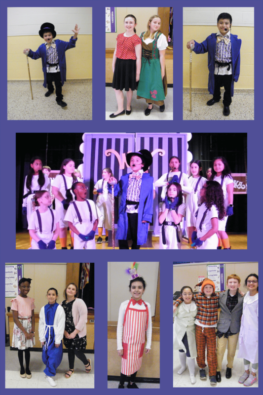 Cast members of Willy Wonka JR