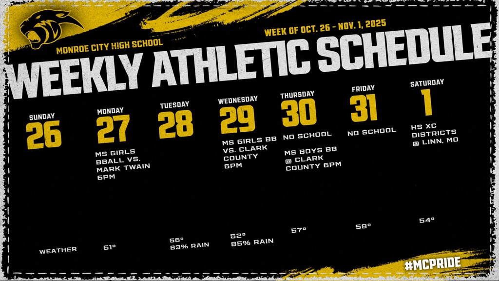 WEEKLY SCHEDULE 8300027