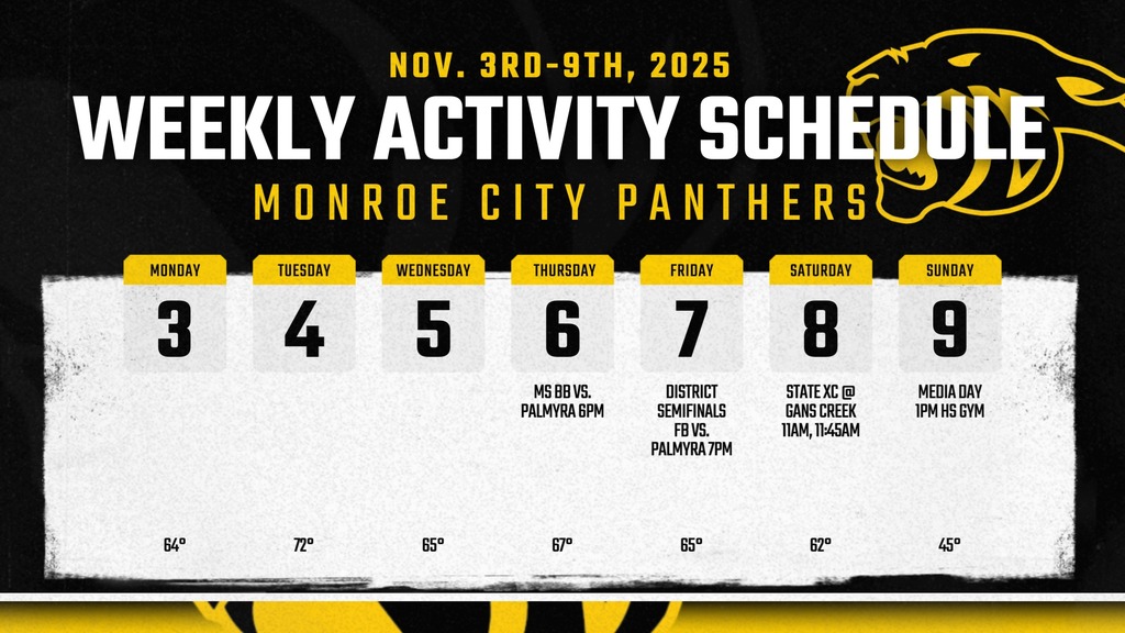 Weekly Activities 8368361