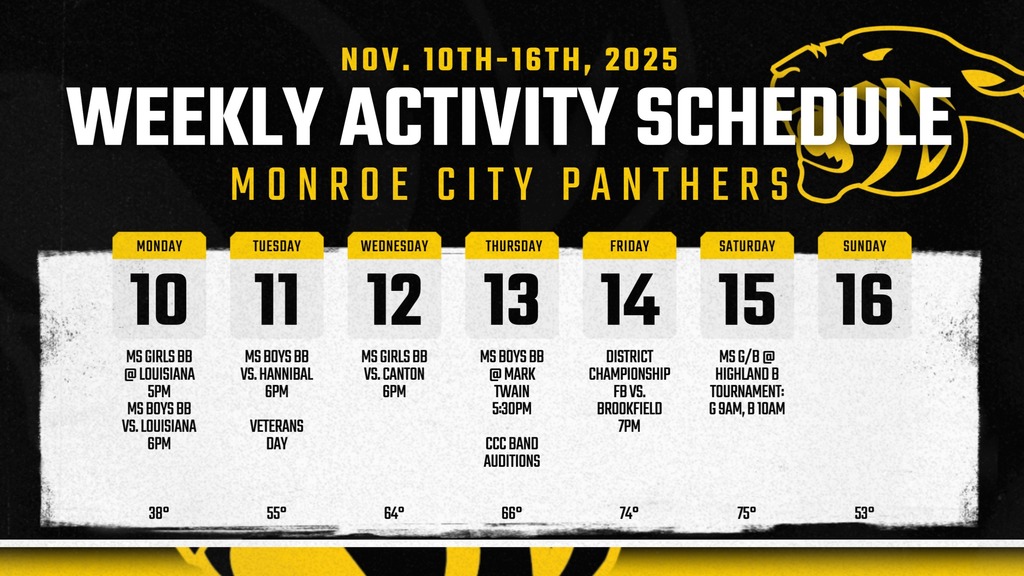 Weekly Activities 8432267