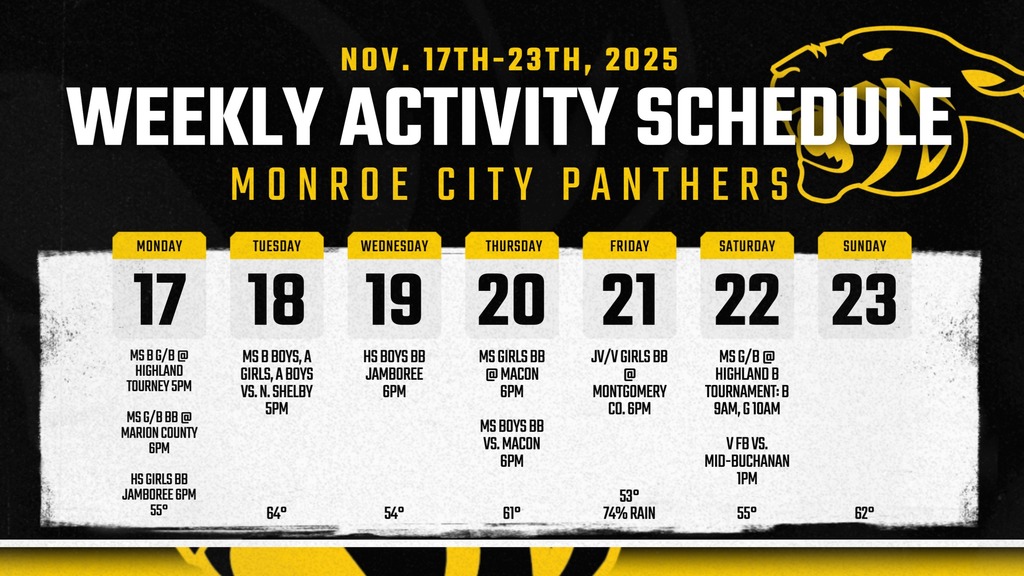 Weekly Activities 8511701