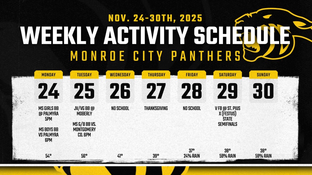 Weekly Activities 8561345