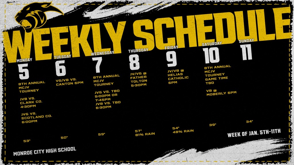 Weekly Activities 8835224