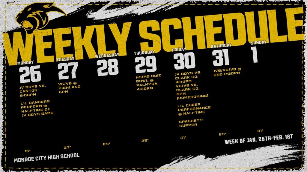 Weekly Activities 9020020