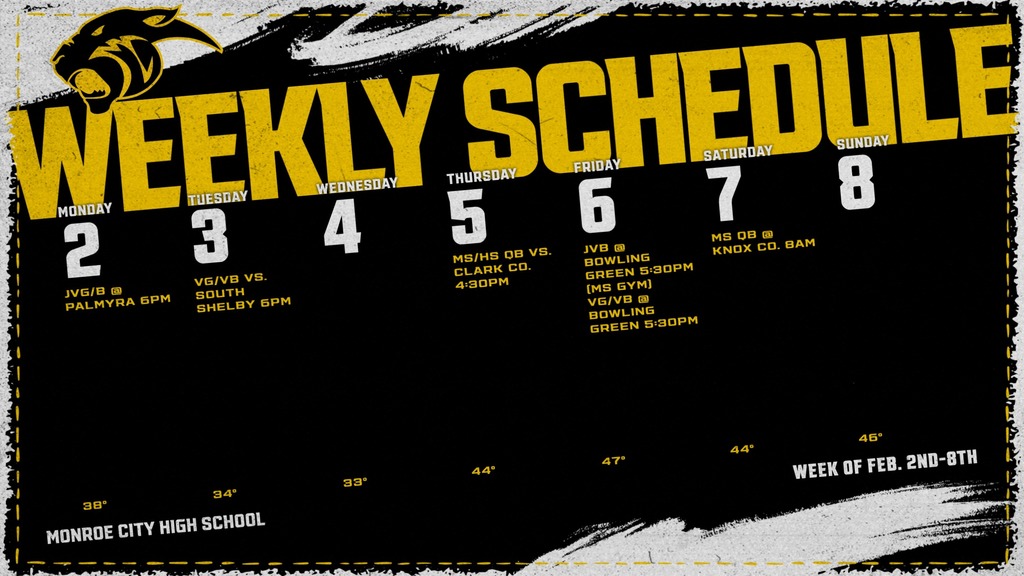 Weekly Activities 9087370