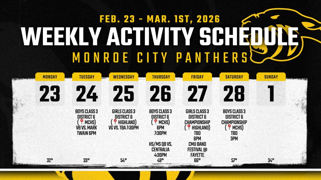 Weekly Activities 9298003