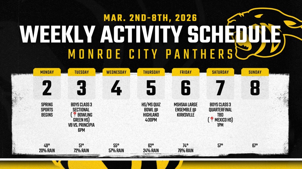 Weekly Activities 9367998