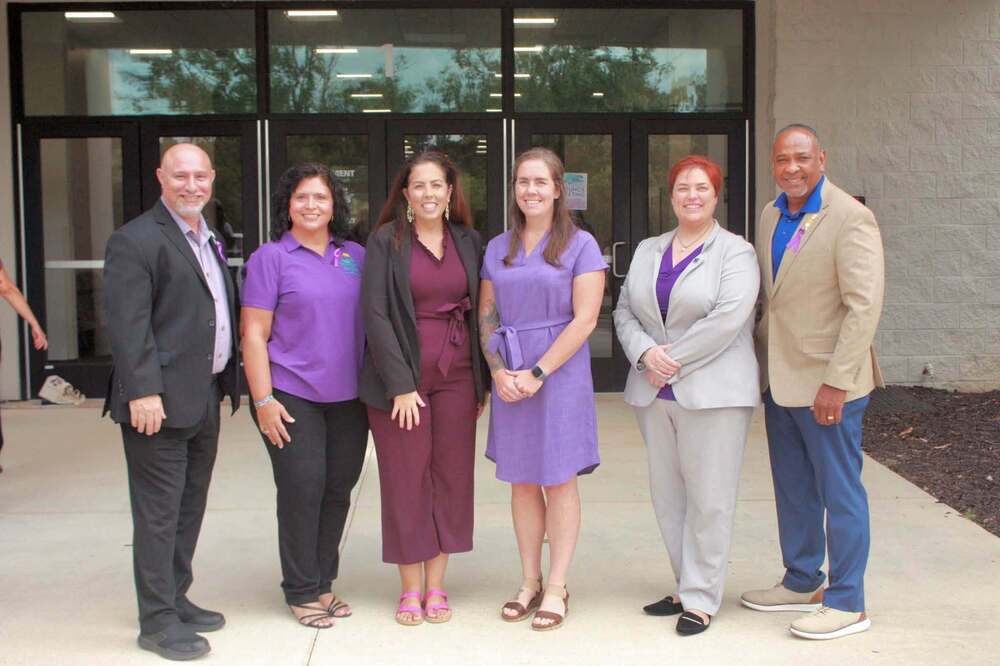 Daliana Goins with group