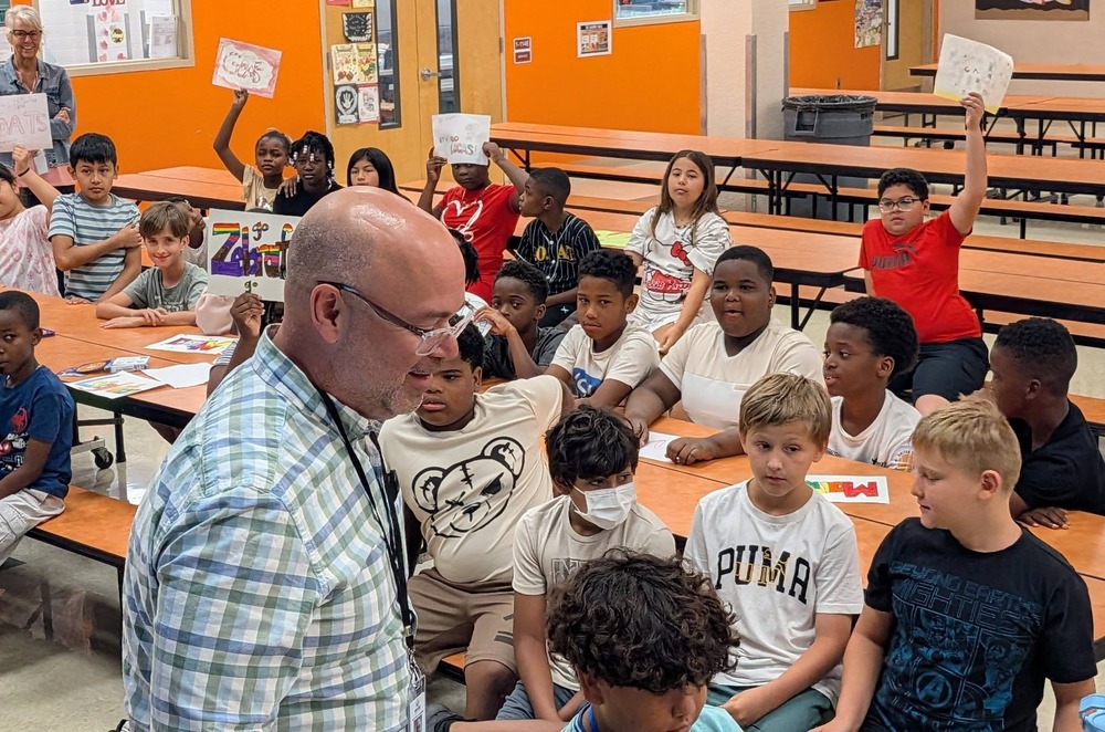 Math competitors in action