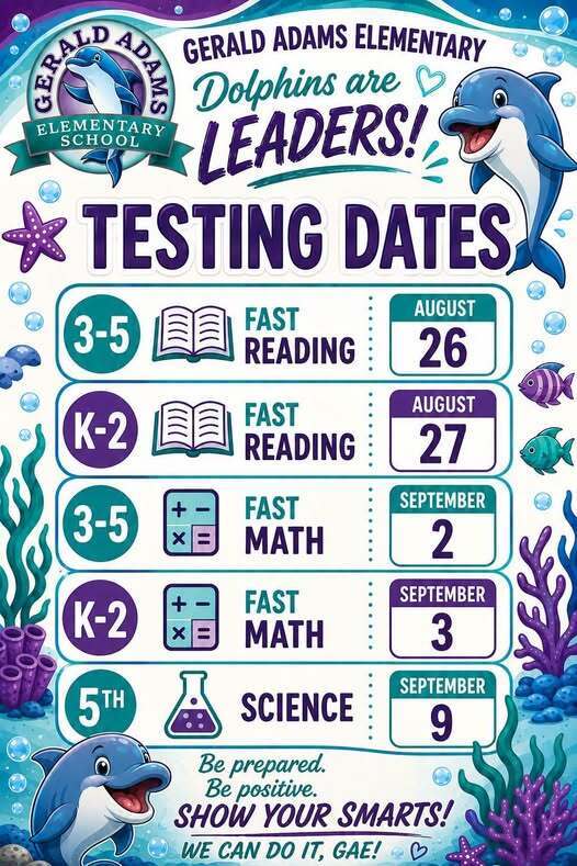 FAST Testing Dates