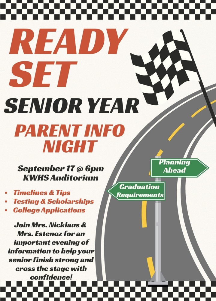 Ready Set Seanior Year Parent Night