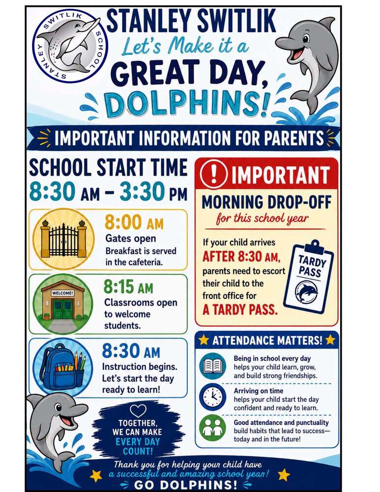 Important Info for Parents
