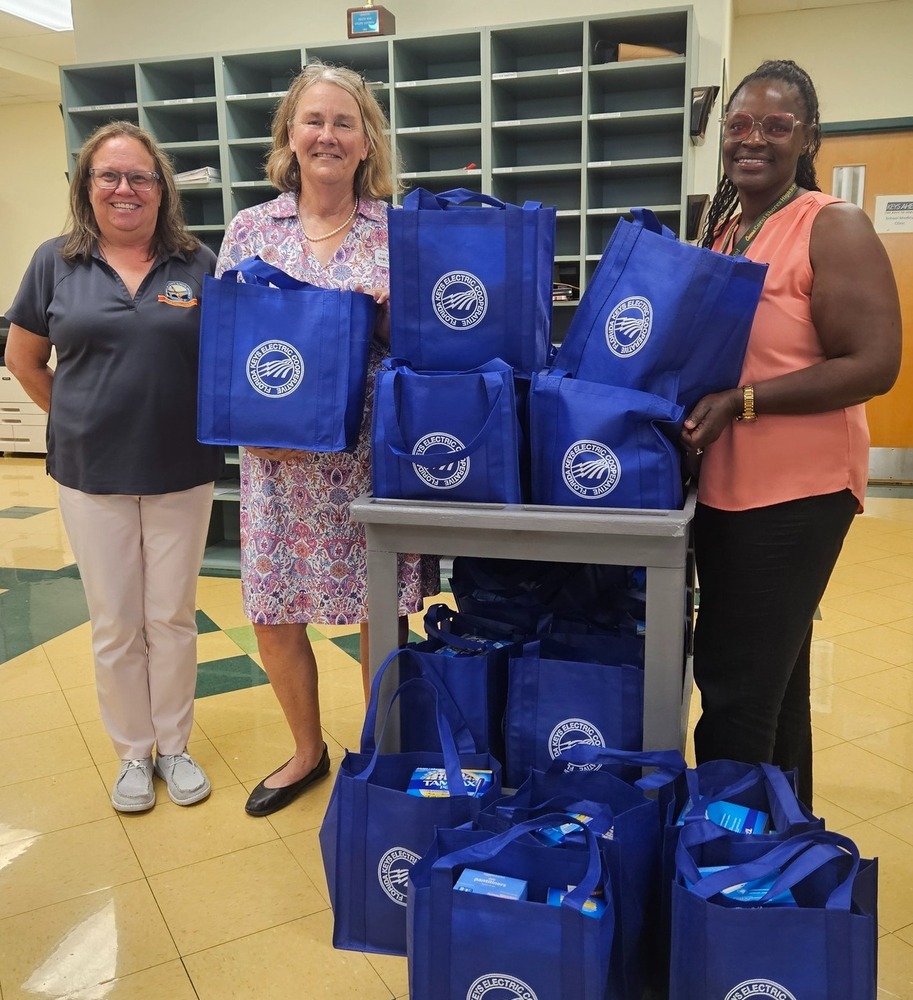 group that is gifting feminine products to students for the summer