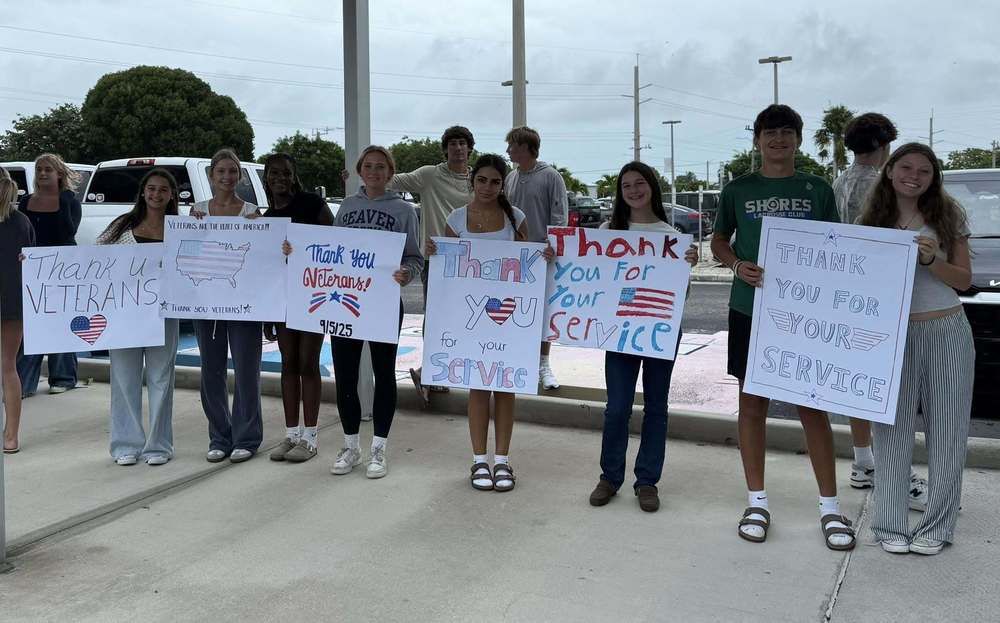 Upper Keys Schools greet veterans