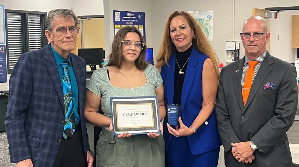 Teddy Crisp awarded GEM