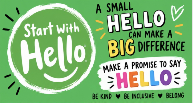 Start with Hello!