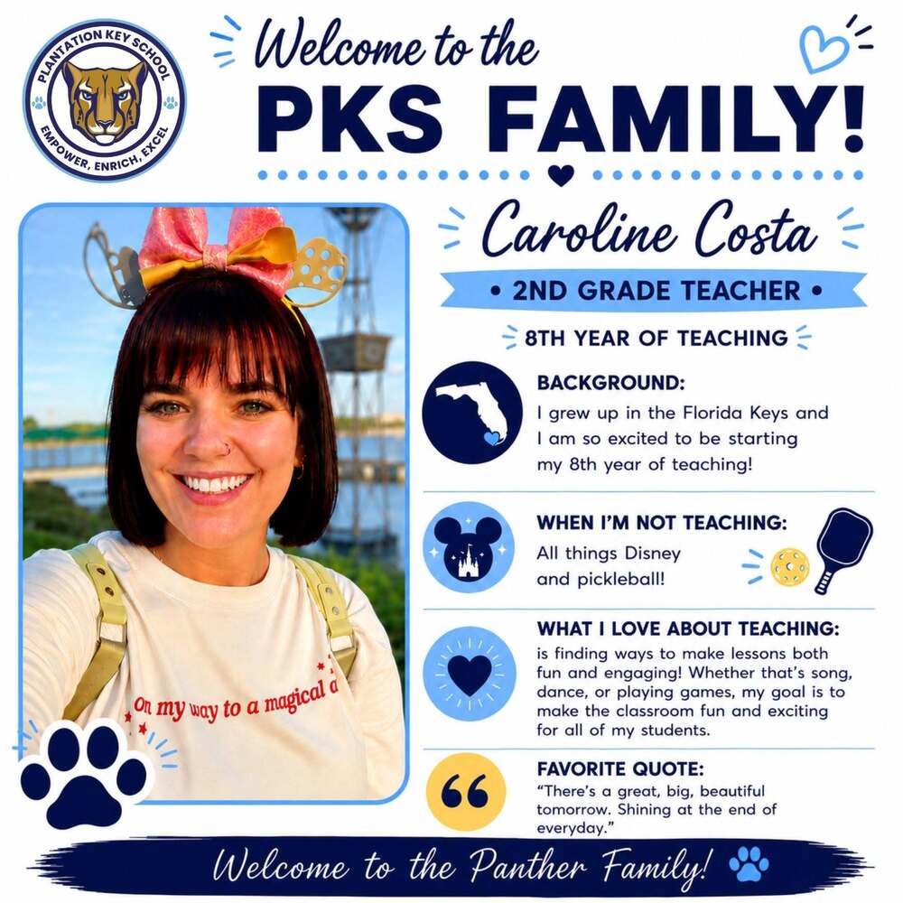 Welcome Caroline Costa
