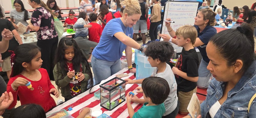 Students at STREAM night