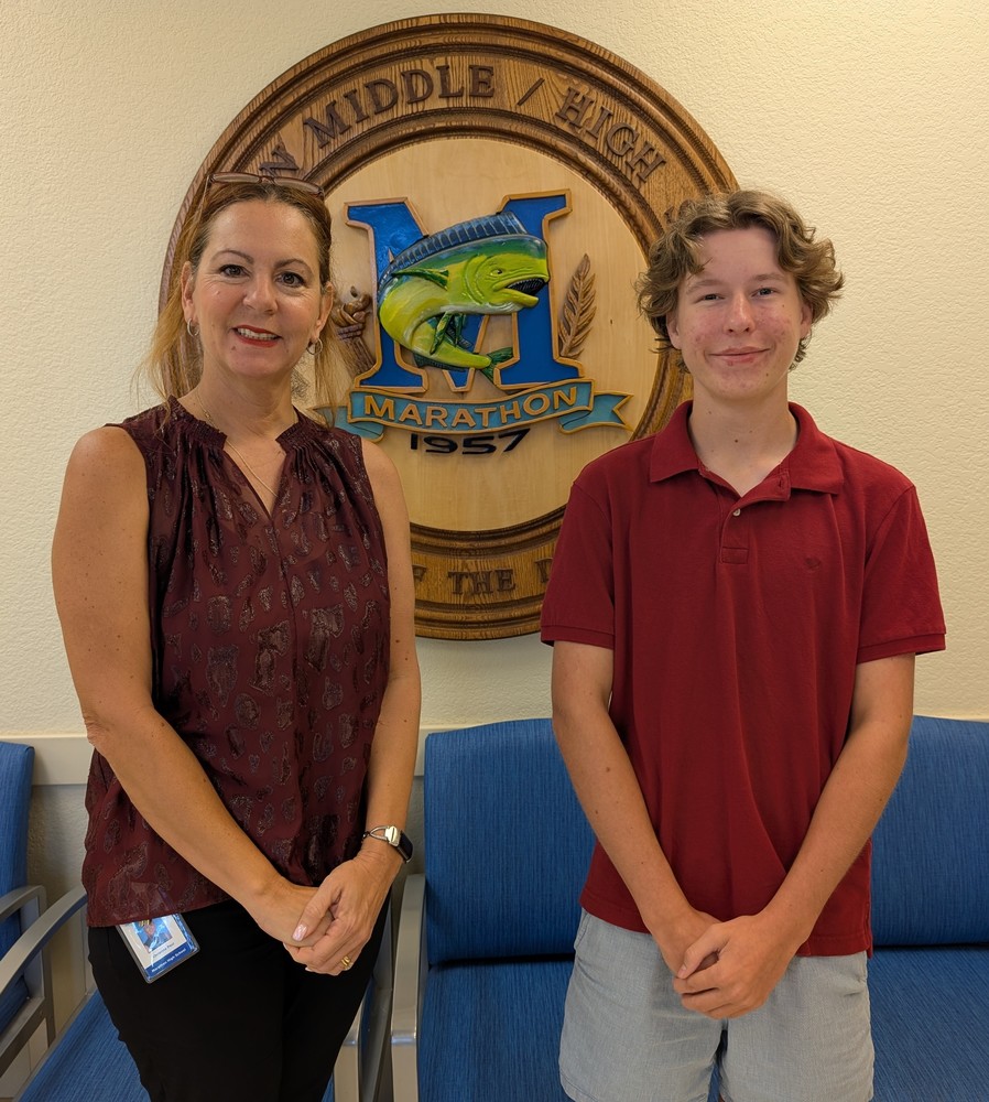 principal paul and sunshine state nominee caden pitcher