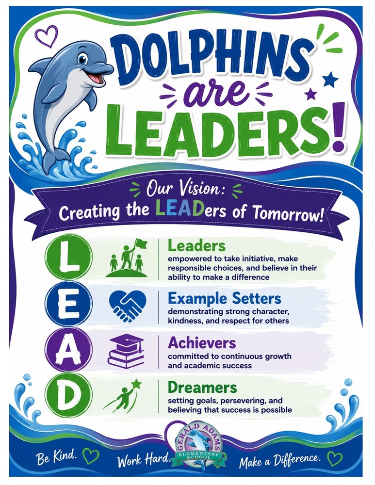 Dolphins are Leaders flyer