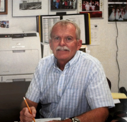 Man sitting at a desk 