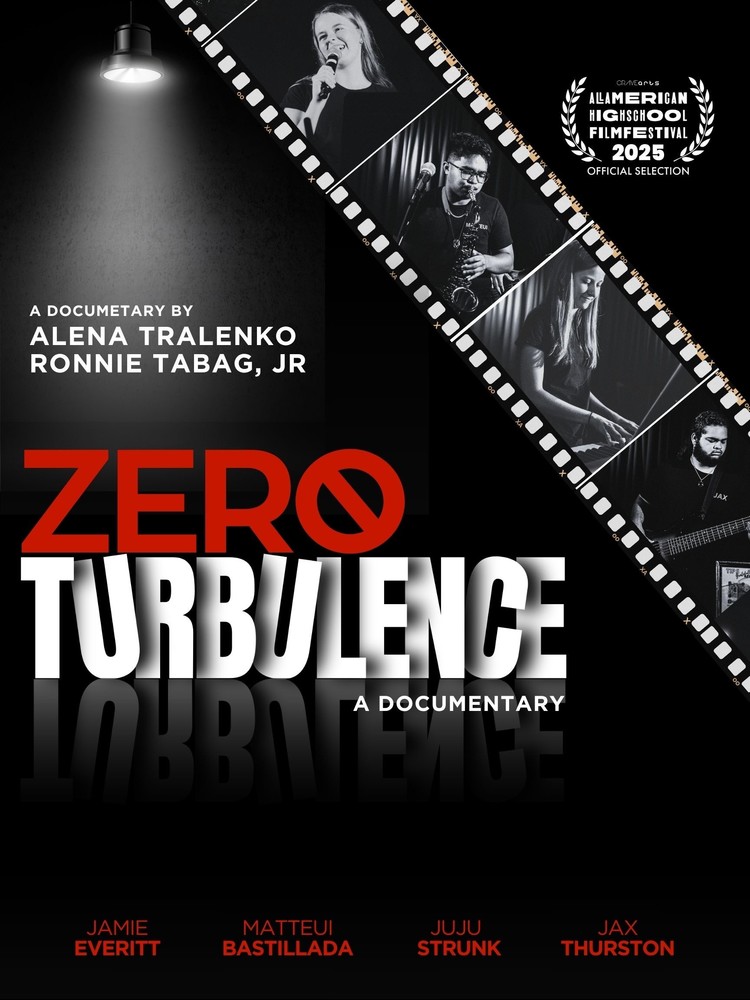 Film poster from student film Zero Turbulence