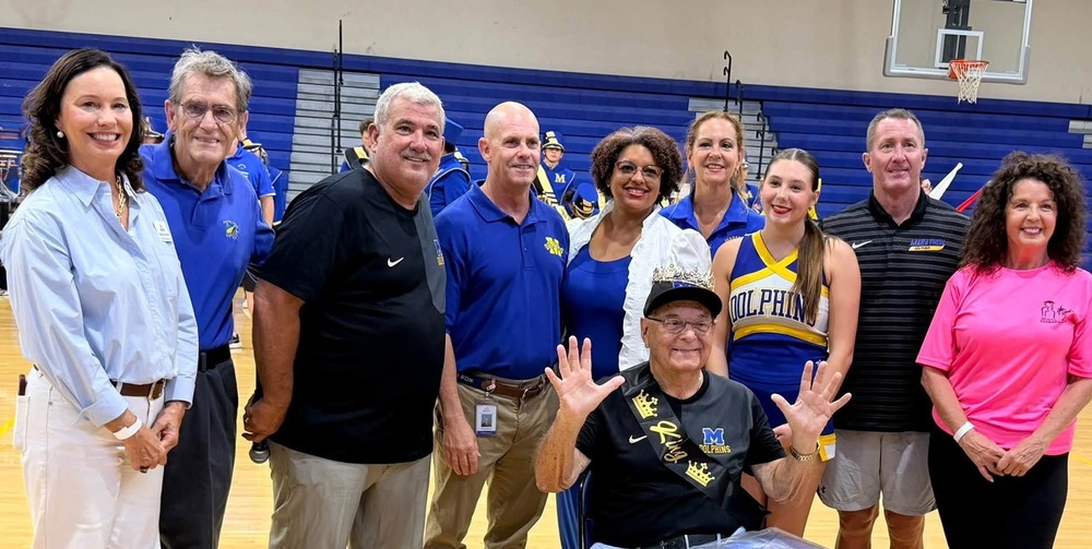 Dignitaries honoring Mike Puto