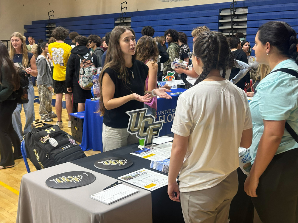 ucf designee speaks to marathon students
