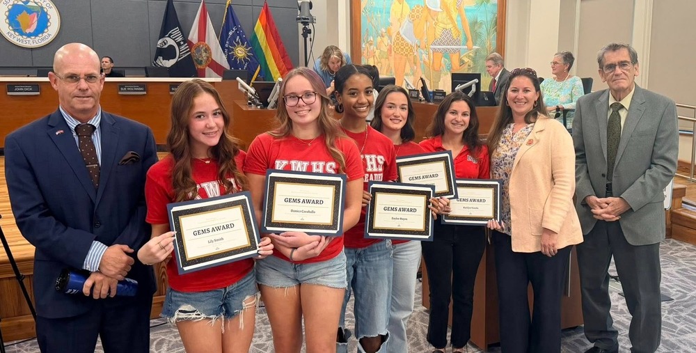 KWHS Cheerleaders are recognized