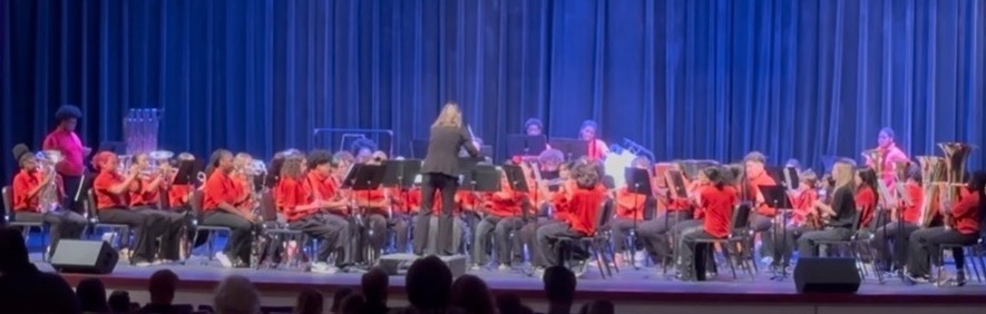 HOB Band playing instruments