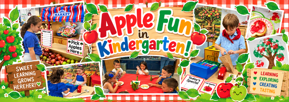 Apple fun in kinder
