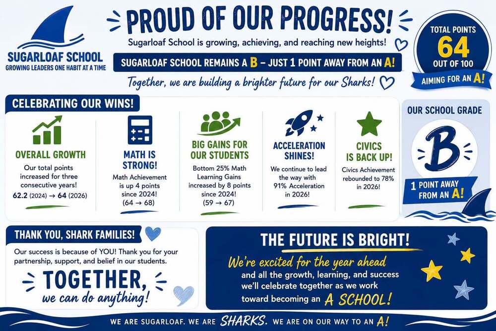 Proud of our Progress Sugarloaf School