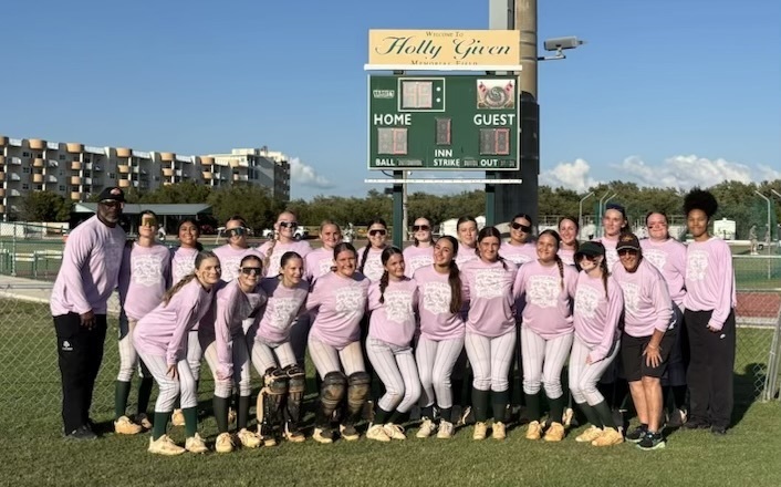 Team wearing special fish for holly tshirts