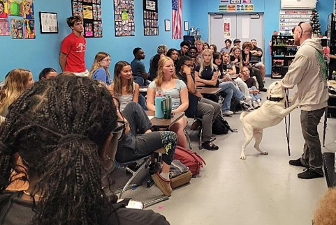 Criminal Justice Goes "Paws In"