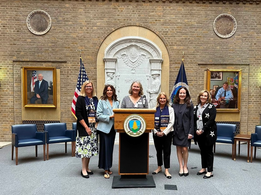 Dr. Woltanski with others at USDA