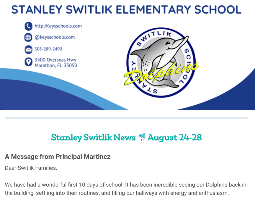 Stanley Switlik Newsletter