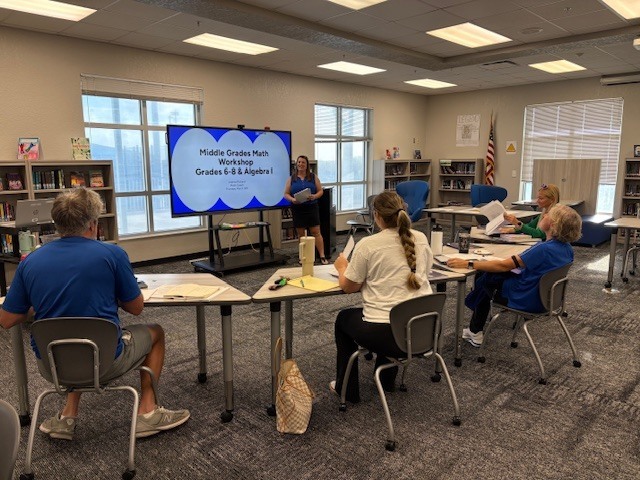 teachers in a meeting